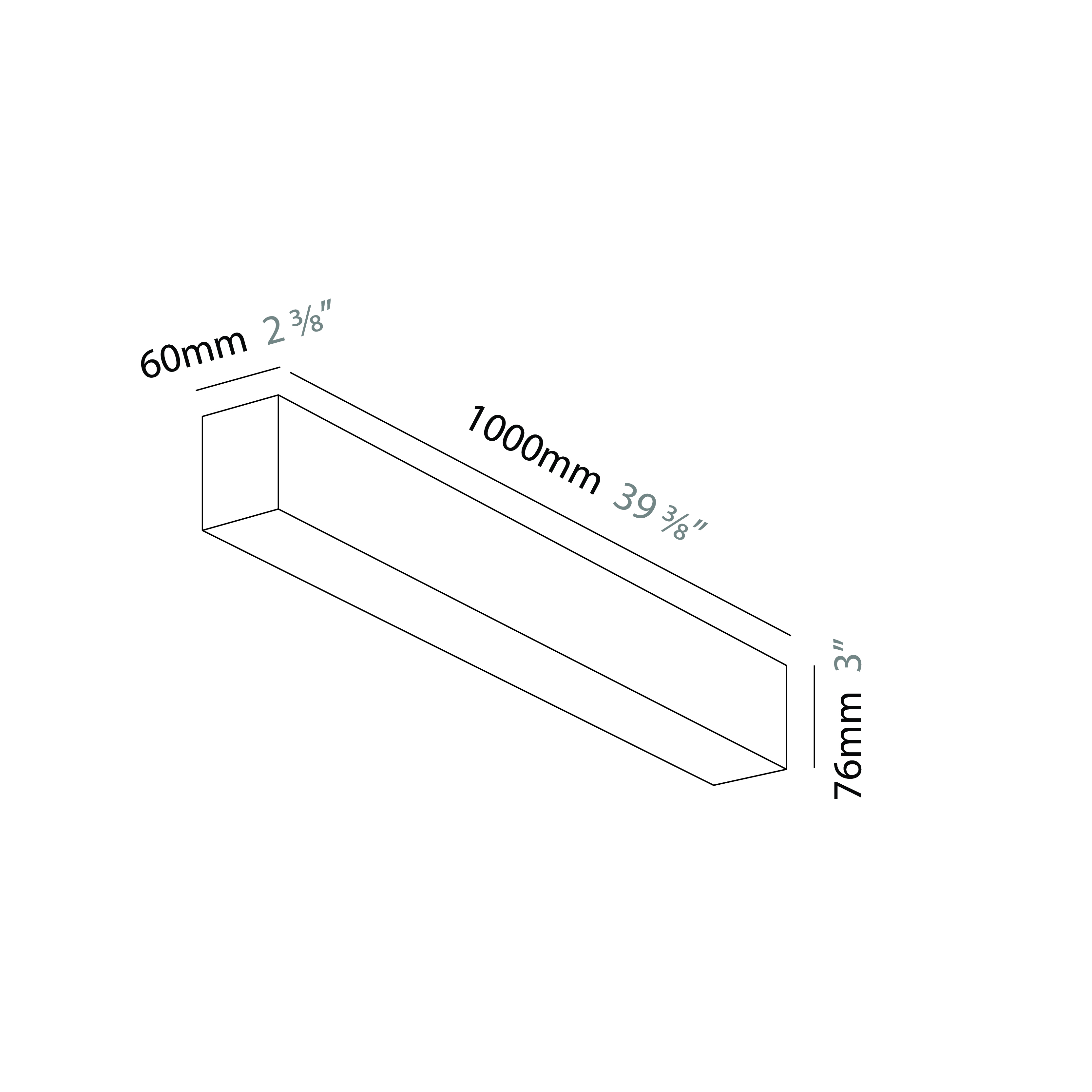 Slider by Prolicht – 39 3/8″ x 3″ Suspension, Profile offers LED lighting solutions | Zaneen Architectural