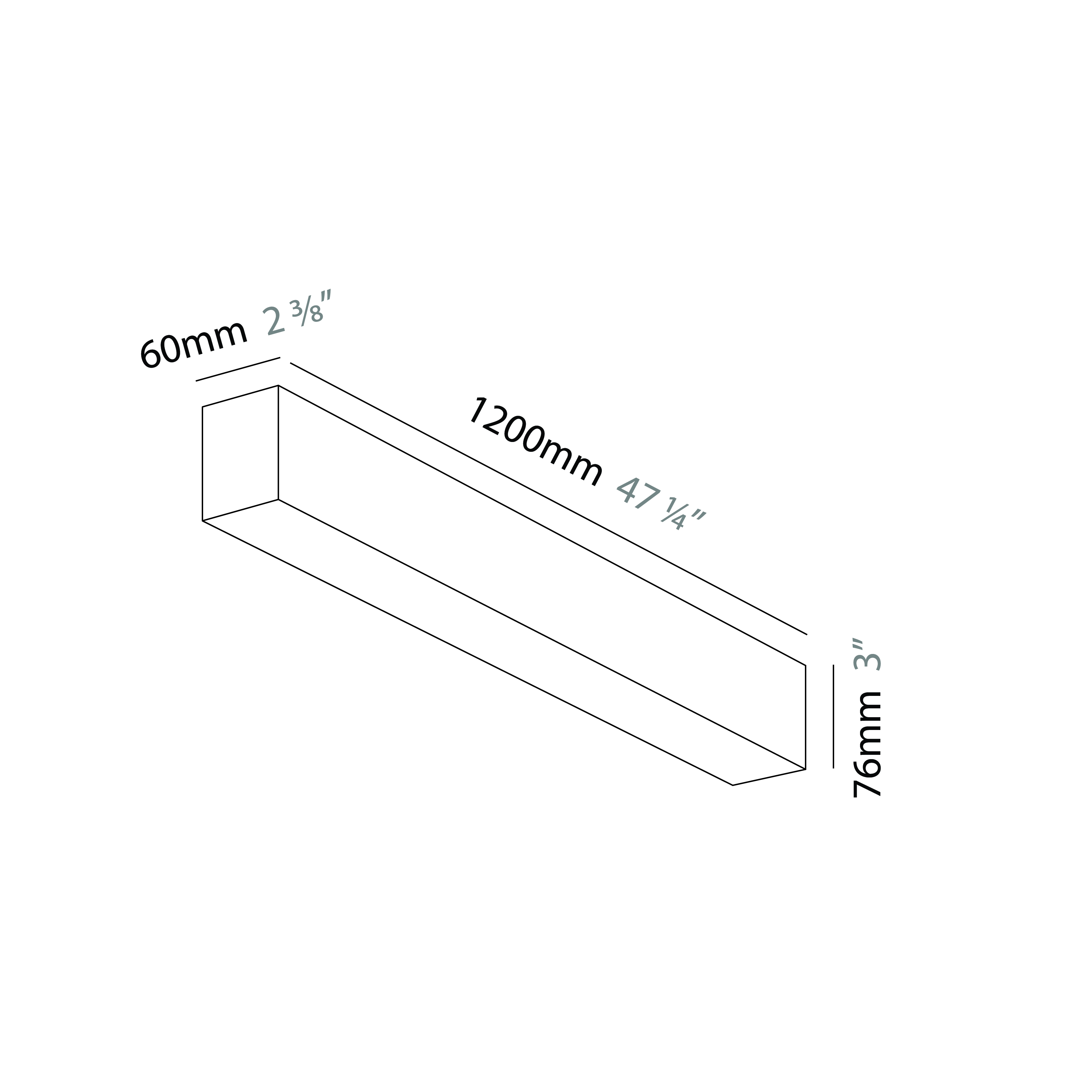 Slider by Prolicht – 47 1/4″ x 3″ Surface, Profile offers LED lighting solutions | Zaneen Architectural