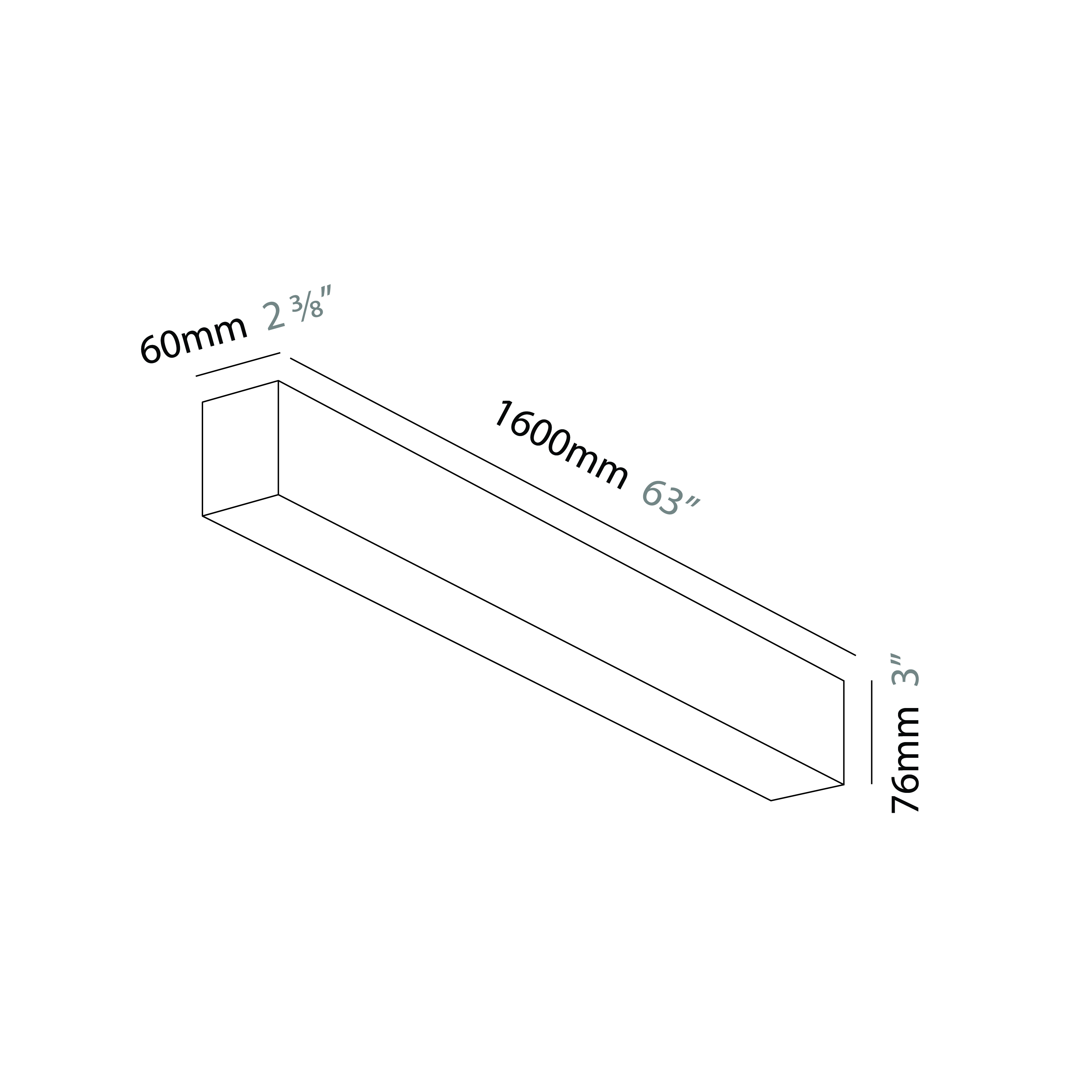 Slider by Prolicht – 63″ x 3″ Surface, Profile offers LED lighting solutions | Zaneen Architectural