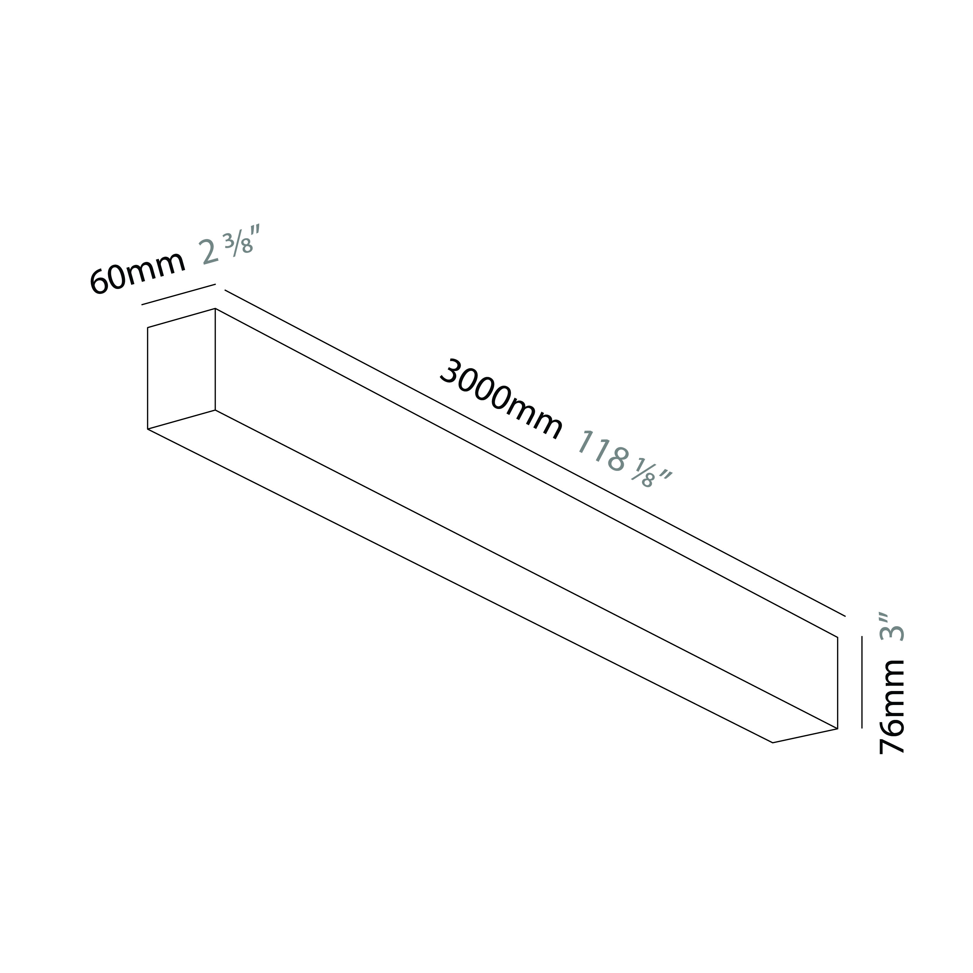 Slider by Prolicht – 118 1/8″ x 3″ Suspension, Profile offers LED lighting solutions | Zaneen Architectural