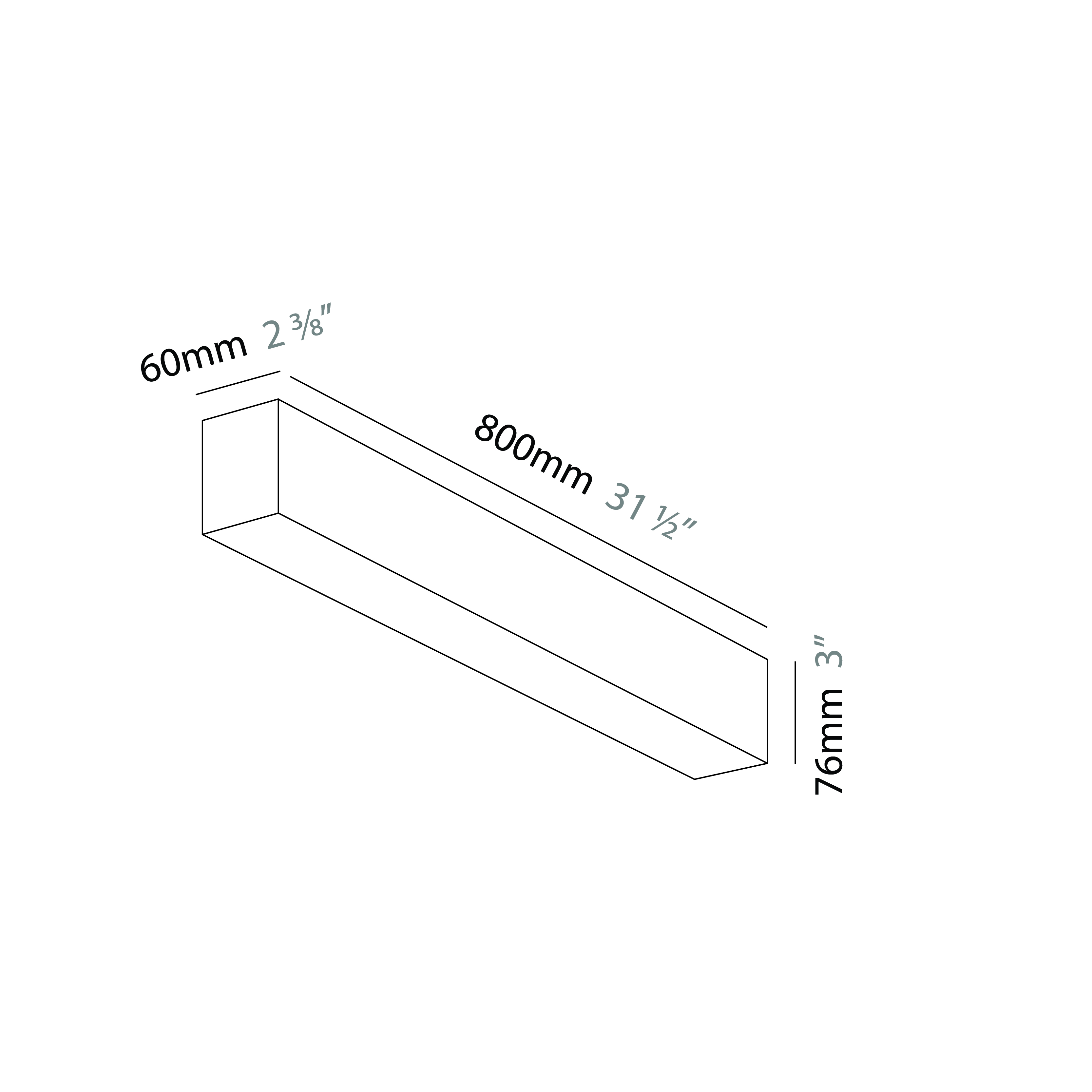 Slider by Prolicht – 31 1/2″ x 3″ Surface, Profile offers LED lighting solutions | Zaneen Architectural