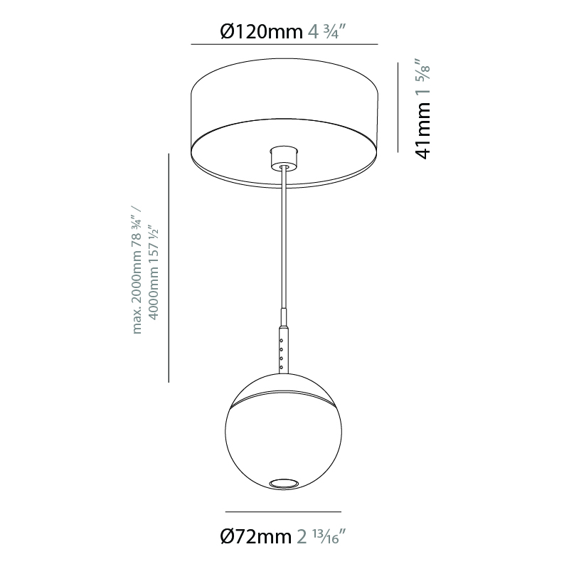 Snooker by Prolicht – 2 13/16″ x 2 13/16″ Suspension, Pendant offers LED lighting solutions | Zaneen Architectural / Line art