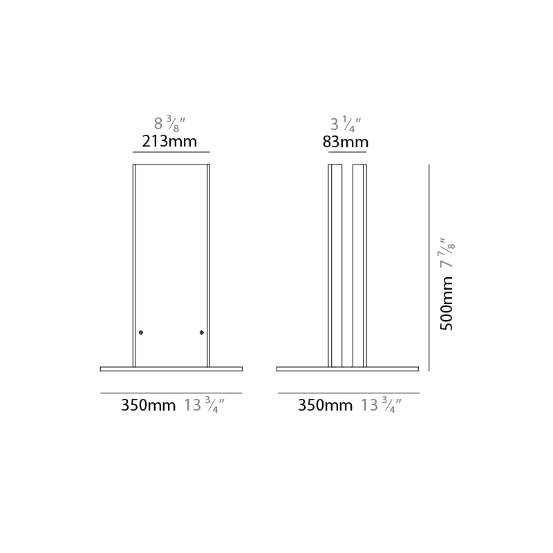 Solaris Residential by Side – 13 3/4″ x 19 11/16″ ,  offers high performance and quality material | Zaneen Exterior