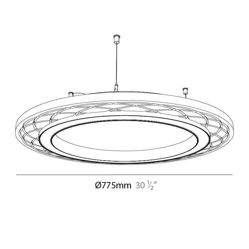 Soliss by Prolicht – 30 1/2″ x 3 5/16″ Suspension, Acoustic offers LED lighting solutions | Zaneen Architectural