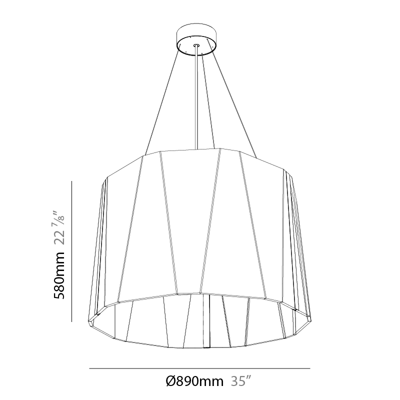 Sonahh by Prolicht – 35 1/16″ x 22 13/16″ Suspension, Acoustic offers LED lighting solutions | Zaneen Architectural / Line art