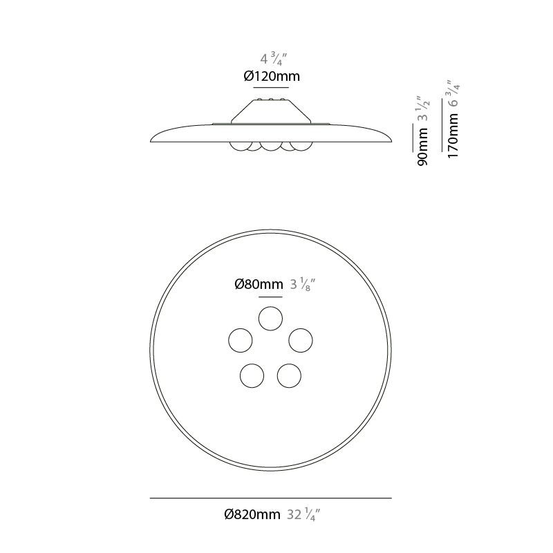 Sonora by Ole – 32 1/4″ x 6 3/4″ Surface, Acoustic offers quality European interior lighting design | Zaneen Design / Line art