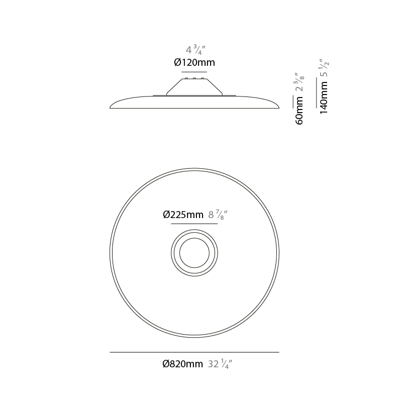 Sonora by Ole – 32 1/4″ x 5 1/2″ Surface, Acoustic offers quality European interior lighting design | Zaneen Design