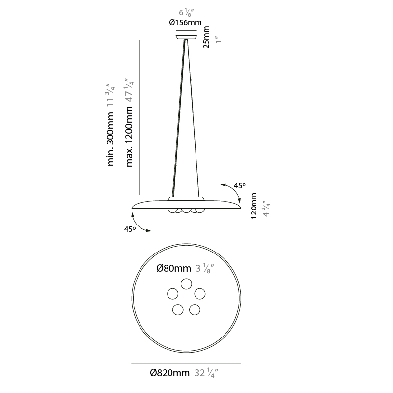 Sonora by Ole – 32 1/4″ x 4 3/4″ Suspension, Acoustic offers quality European interior lighting design | Zaneen Design / Line art