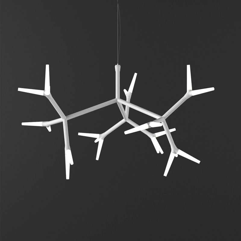 Sparks by Quasar – 53 15/16″ x 31 1/2″ Suspension, Ambient offers quality European interior lighting design | Zaneen Design