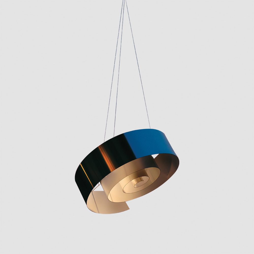 Spirale by Knikerboker – 43 5/16″ x 9 13/16″ Suspension, Pendant offers quality European interior lighting design | Zaneen Design