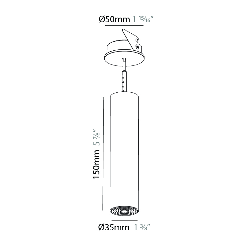 Studio Collection by Prolicht – 1 3/8″ x 5 7/8″ Suspension, Pendant offers LED lighting solutions | Zaneen Architectural