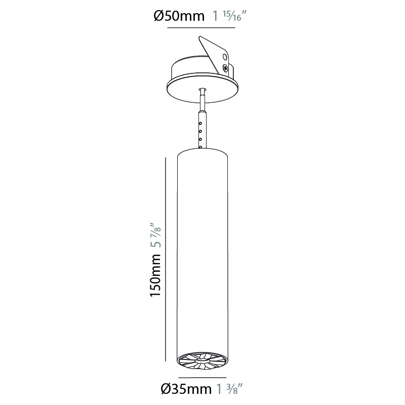 Studio Collection by Prolicht – 1 3/8″ x 5 7/8″ Suspension, Pendant offers LED lighting solutions | Zaneen Architectural