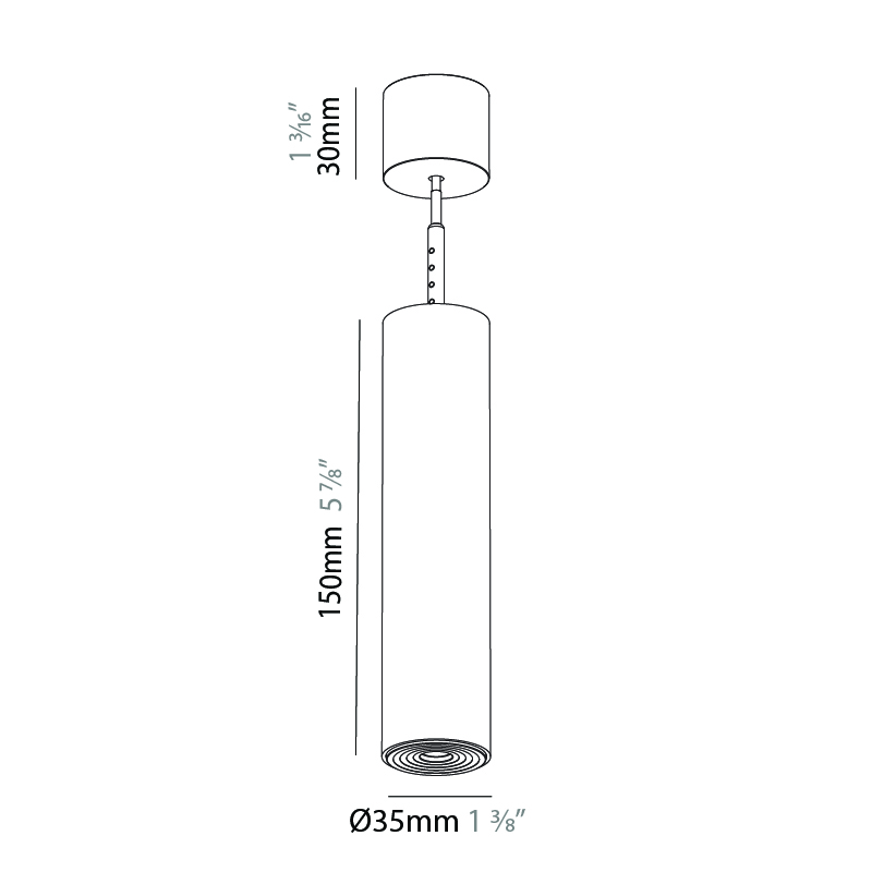 Studio Collection by Prolicht – 1 3/8″ x 5 7/8″ Suspension, Pendant offers LED lighting solutions | Zaneen Architectural