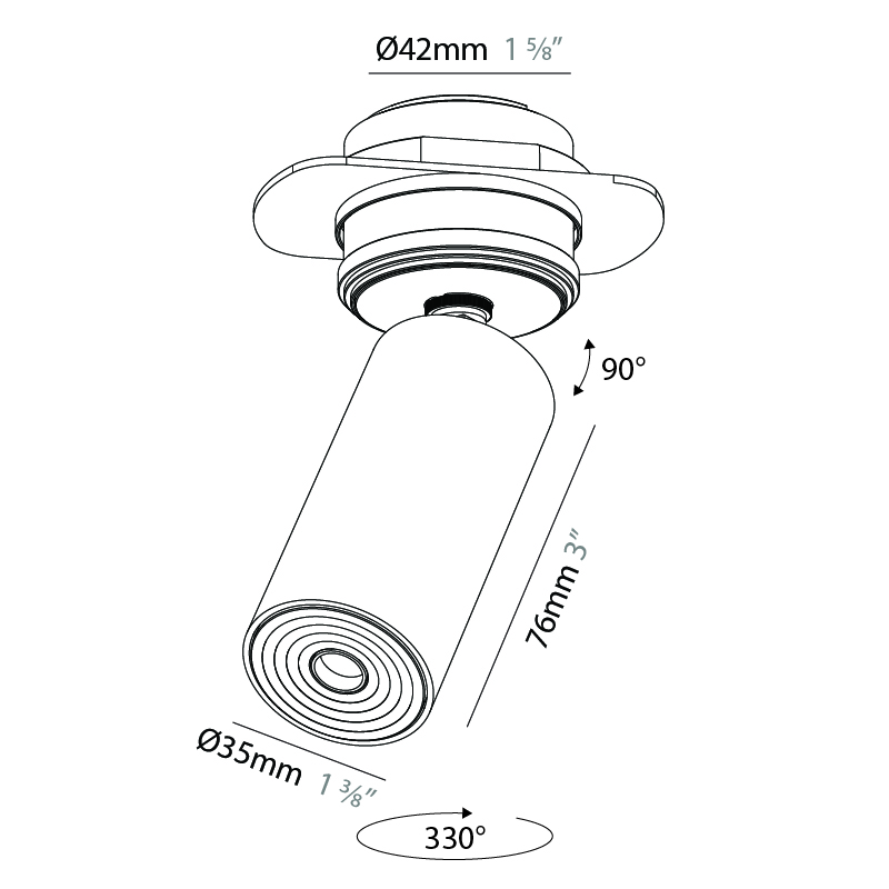 Studio Collection by Prolicht – 1 3/8″ x 3″ Trimless, Spots offers LED lighting solutions | Zaneen Architectural / Line art