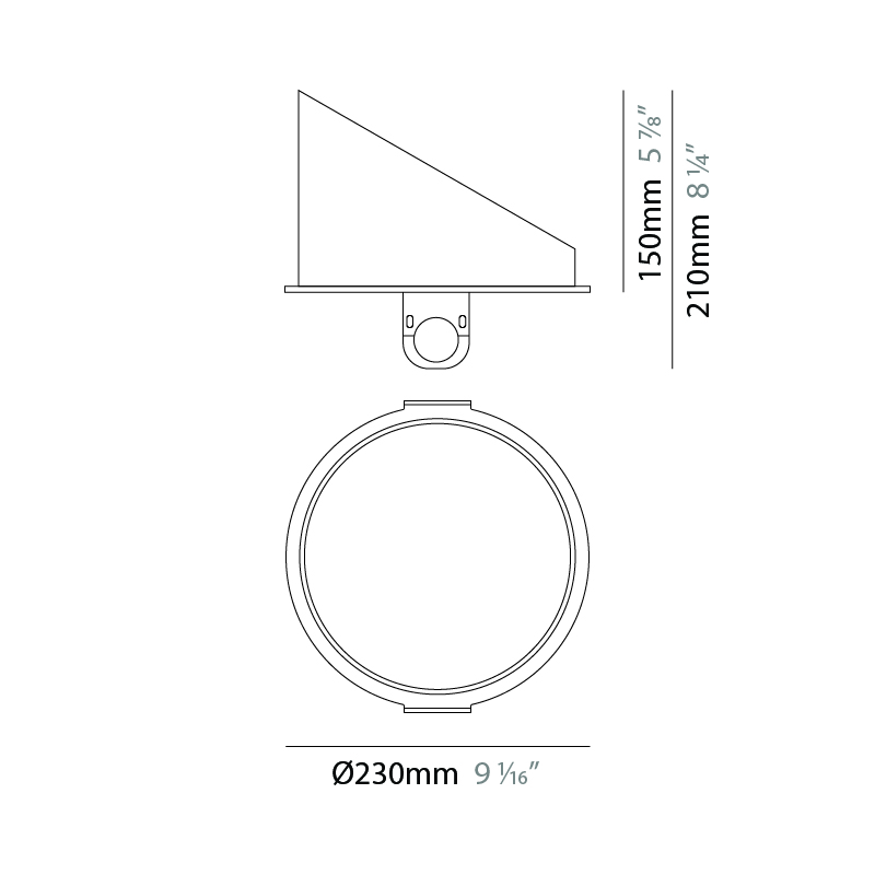 Sun by Platek – 9 1/16″ ,  offers high performance and quality material | Zaneen Exterior