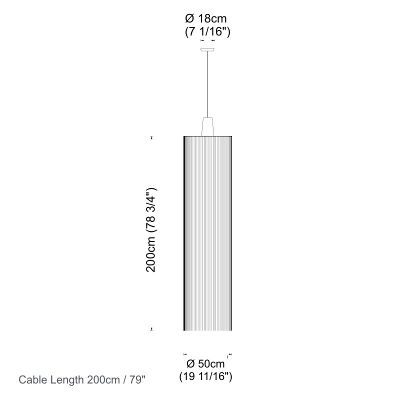 Swing by Fambuena – 19 11/16″ x 78 3/4″ Suspension, Pendant offers quality European interior lighting design | Zaneen Design / Line art