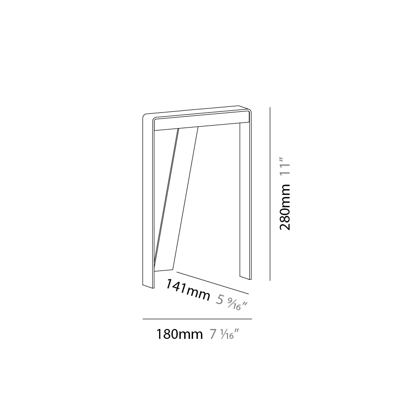 Tempe by Milan – 7 1/16″ x 11″ Portable, Table offers quality European interior lighting design | Zaneen Design / Line art