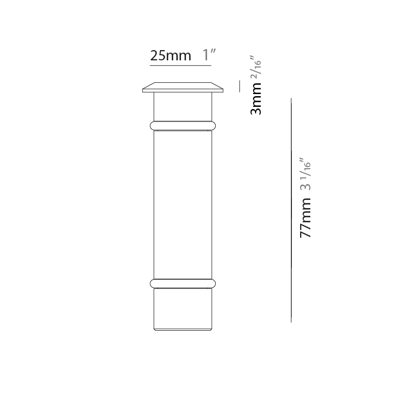 Terra by Zaneen – 1″ x 3 1/16″ Recessed, Uplight offers high performance and quality material | Zaneen Exterior / Line art