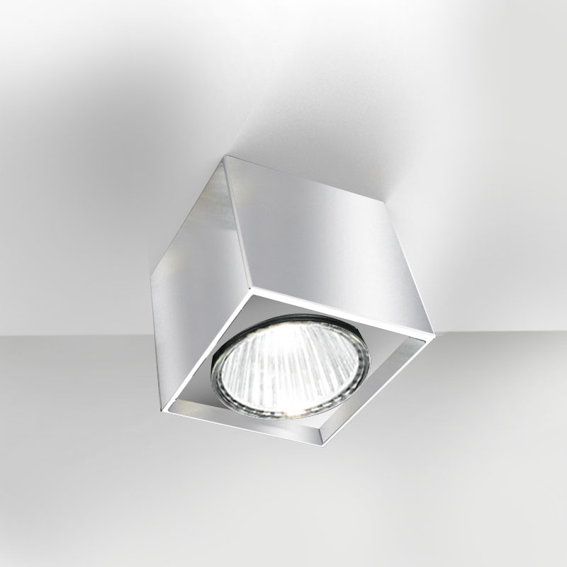 Two by Panzeri – 3 1/8″ x 3 1/2″ Surface, Downlight offers quality European interior lighting design | Zaneen Design