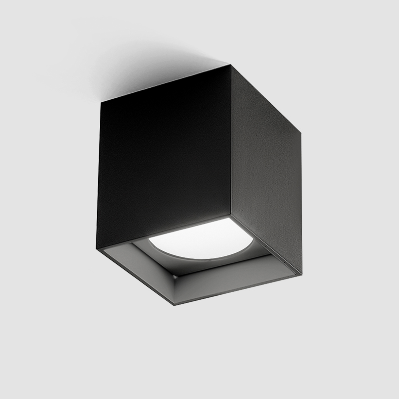 Two by Panzeri – 3 1/8″ x 3 7/16″ Surface, Downlight offers quality European interior lighting design | Zaneen Design