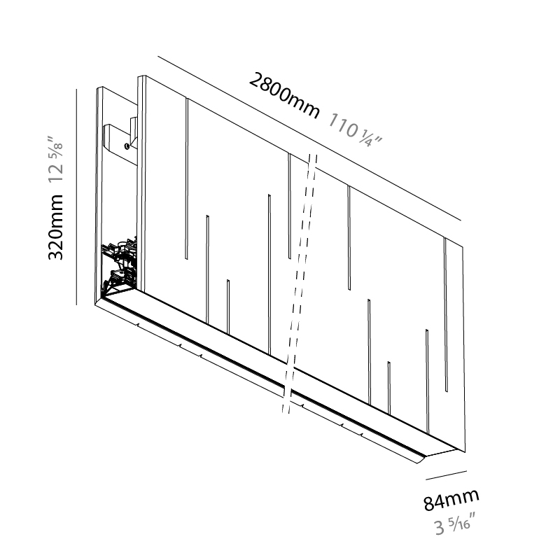 Unity by Prolicht – 110 1/4″ x 12 3/5″ Suspension, Acoustic offers LED lighting solutions | Zaneen Architectural