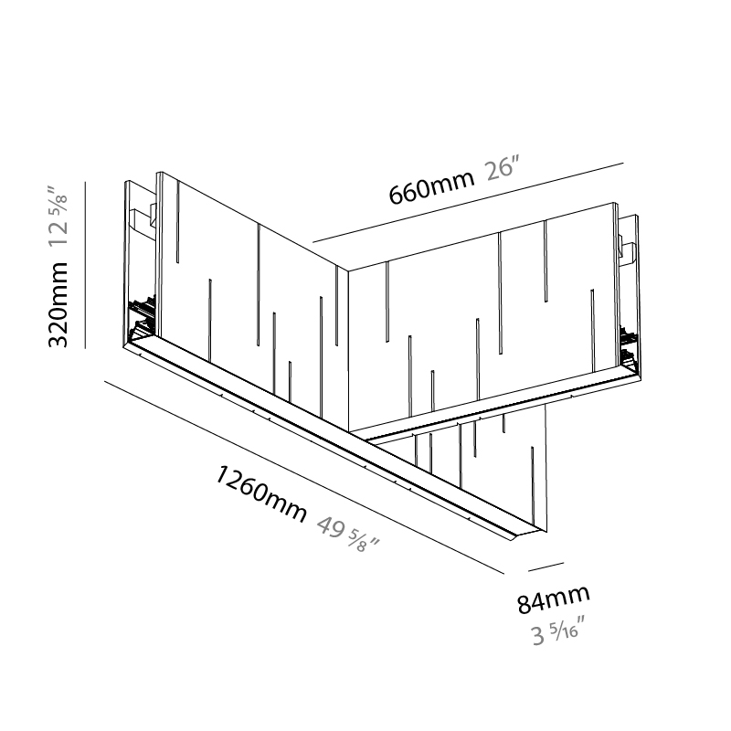 Unity by Prolicht – 49 3/5″ x 12 3/5″ Suspension, Acoustic offers LED lighting solutions | Zaneen Architectural