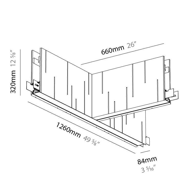 Unity by Prolicht – 49 3/5″ x 12 3/5″ Suspension, Acoustic offers LED lighting solutions | Zaneen Architectural