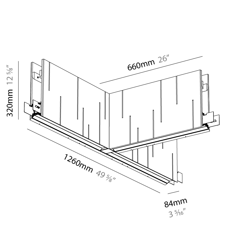 Unity by Prolicht – 49 3/5″ x 12 3/5″ Suspension, Acoustic offers LED lighting solutions | Zaneen Architectural