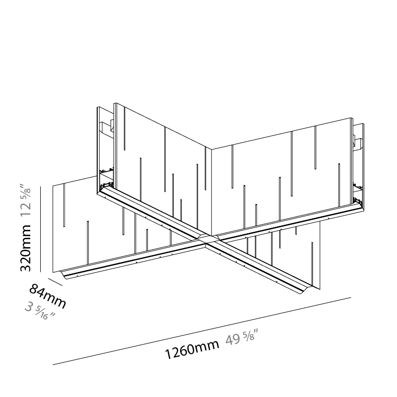 Unity by Prolicht – 49 3/5″ x 12 3/5″ Suspension, Acoustic offers LED lighting solutions | Zaneen Architectural