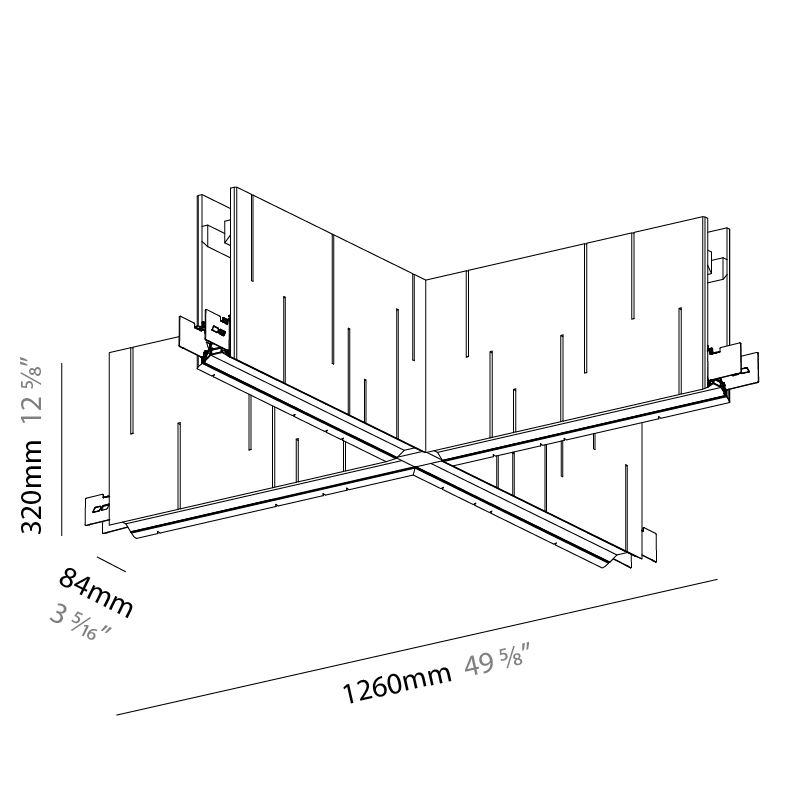 Unity by Prolicht – 49 3/5″ x 12 3/5″ Suspension, Acoustic offers LED lighting solutions | Zaneen Architectural