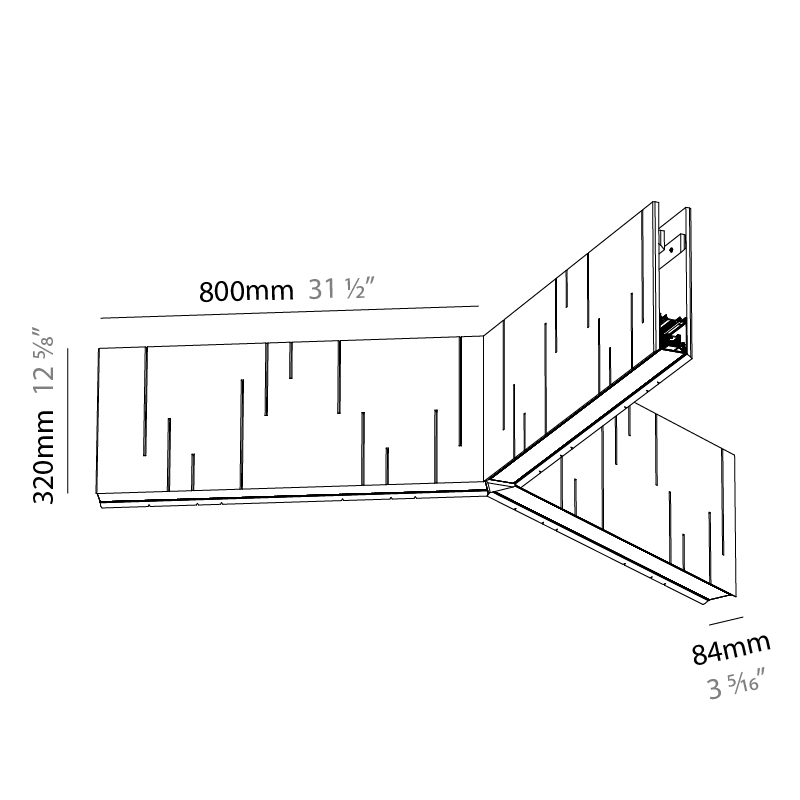 Unity by Prolicht – 58 2/3″ x 12 3/5″ Suspension, Acoustic offers LED lighting solutions | Zaneen Architectural
