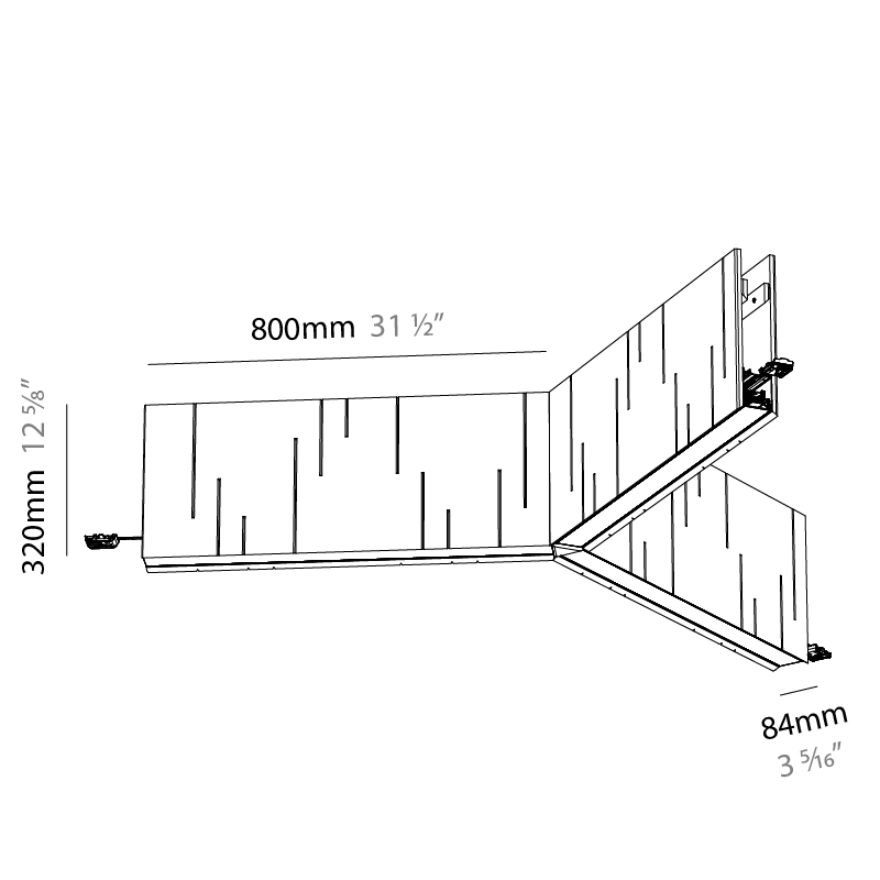 Unity by Prolicht – 58 2/3″ x 12 3/5″ Suspension, Acoustic offers LED lighting solutions | Zaneen Architectural