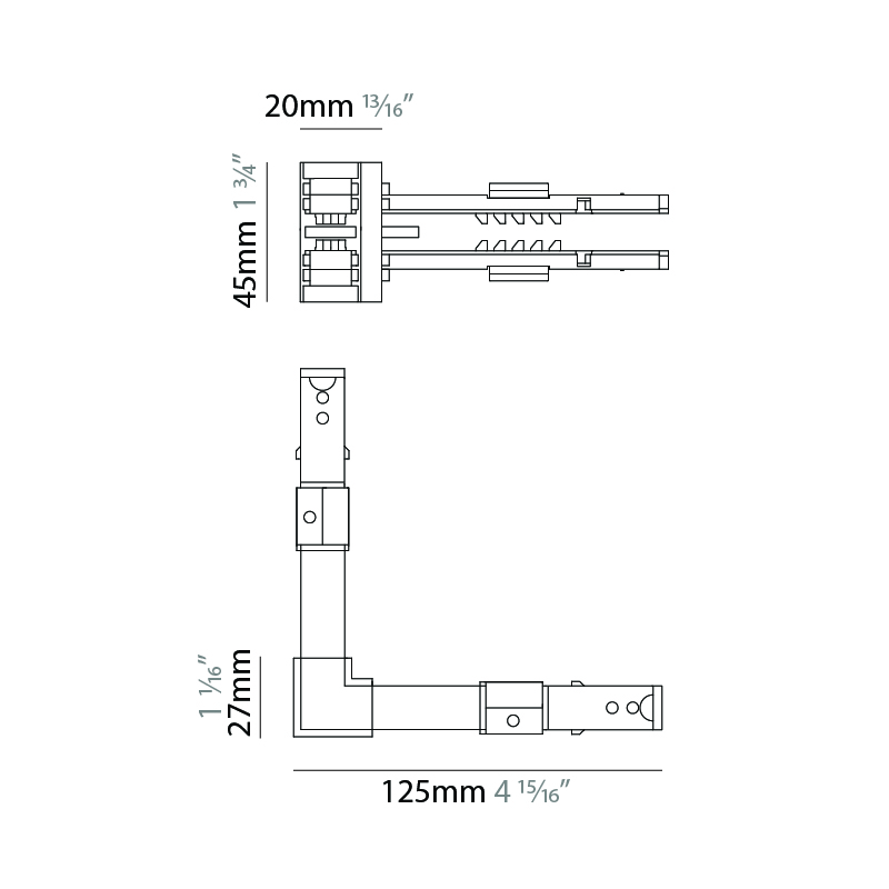 Viavai by Letroh – 4 15/16″ x 1 3/4″ , Linear Profiles offers LED lighting solutions | Zaneen Architectural