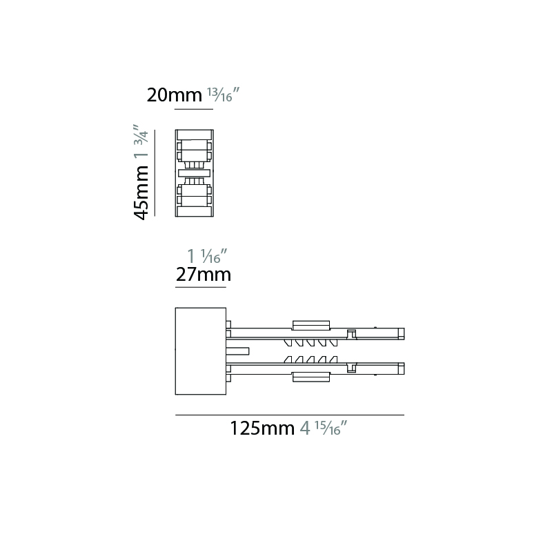 Viavai by Letroh – 4 15/16″ x 1 3/4″ , Linear Profiles offers LED lighting solutions | Zaneen Architectural