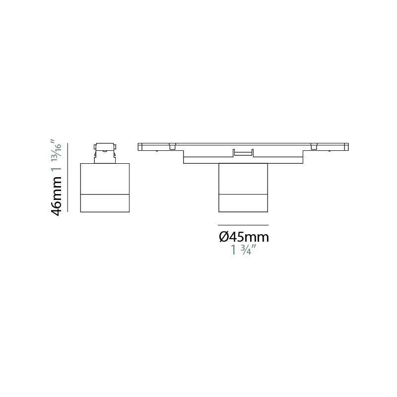 Viavai by Letroh – 1 3/4″ x 1 13/16″ Track, Spots offers LED lighting solutions | Zaneen Architectural
