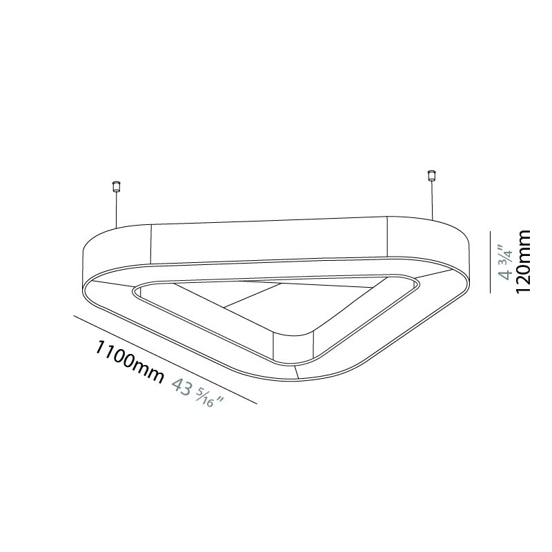 Victory Acoustic by Prolicht – 43 5/16″ x 4 3/4″ Suspension, Acoustic offers LED lighting solutions | Zaneen Architectural / Line art