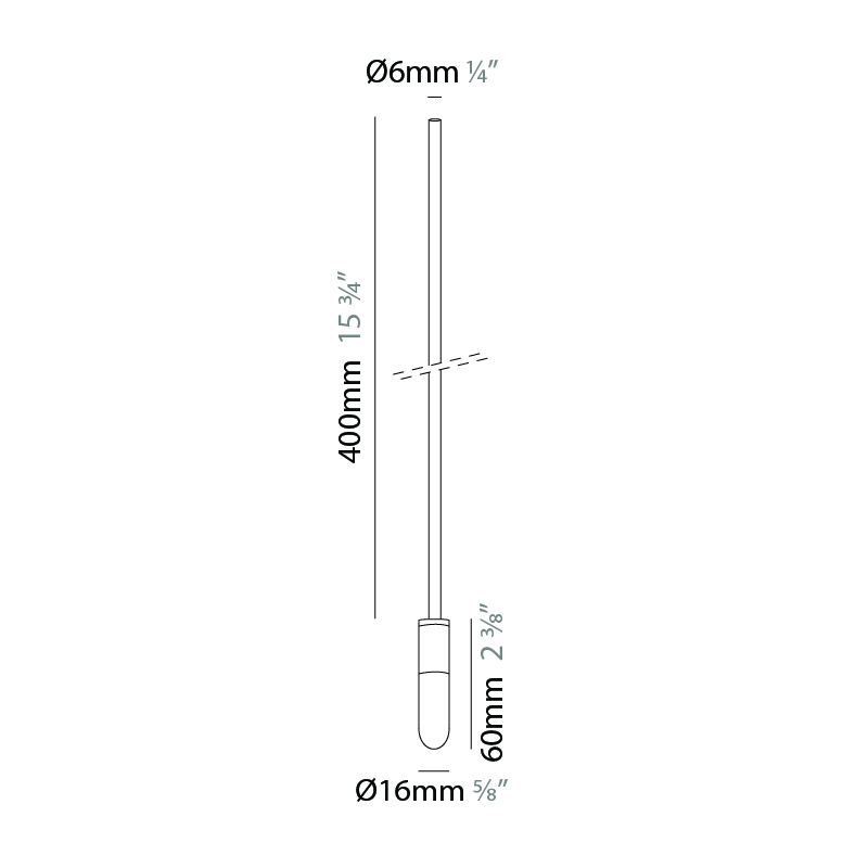 Vieni Giu by Knikerboker – 1/4″ x 15 3/4″ Suspension, Pendant offers quality European interior lighting design | Zaneen Design / Line art