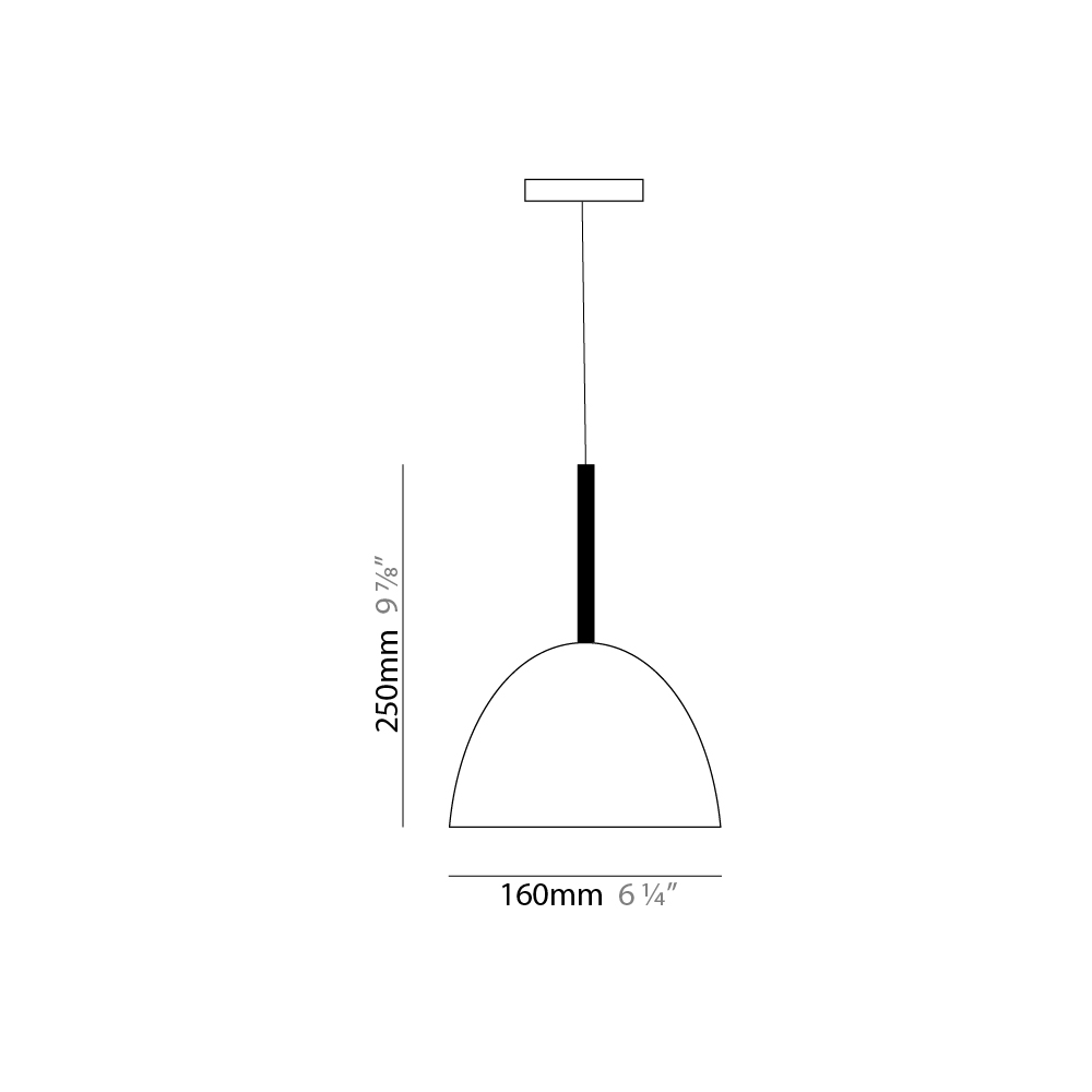 Willy by Panzeri – 6 1/4″ x 9 7/8″ Suspension, Pendant offers quality European interior lighting design | Zaneen Design