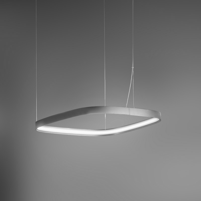Zero Shapes by Panzeri – 18 1/8″ x 1 3/16″ Suspension, Pendant offers quality European interior lighting design | Zaneen Design