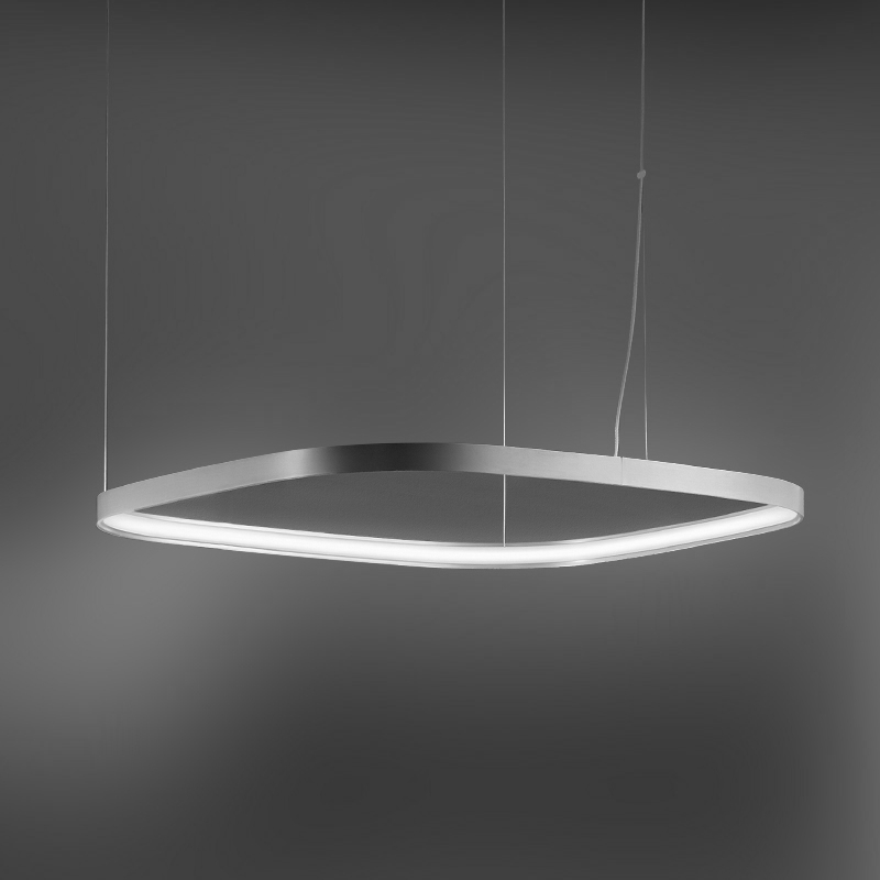 Zero Shapes by Panzeri – 26 3/4″ x 1 3/16″ Suspension, Pendant offers quality European interior lighting design | Zaneen Design