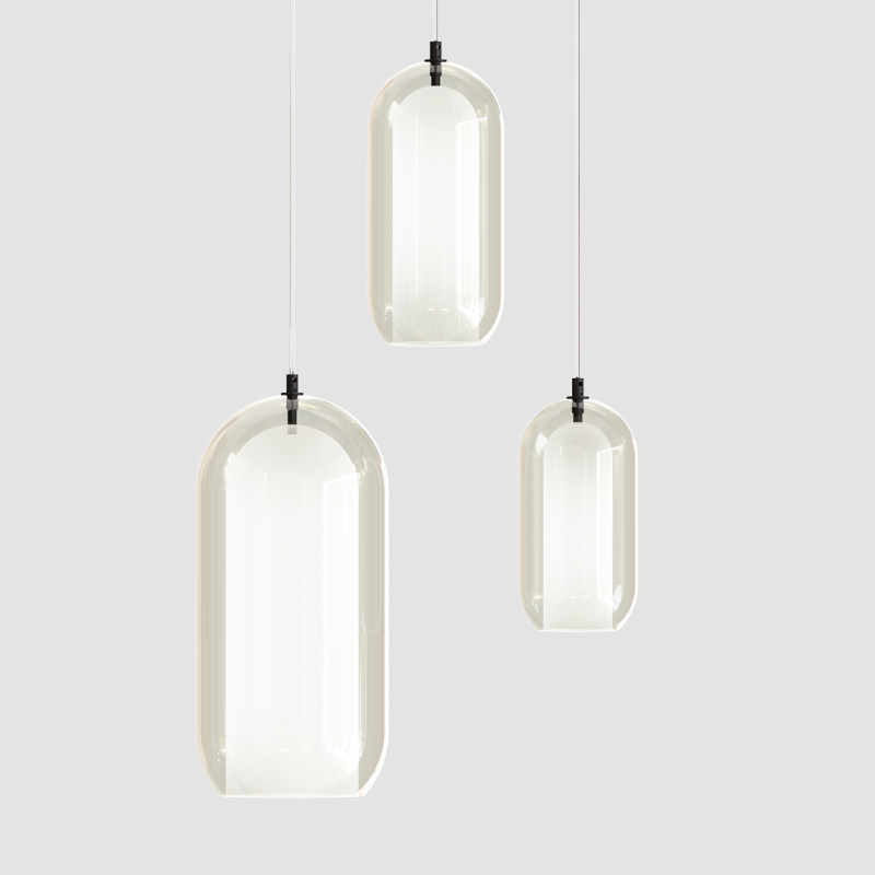 Areon by Cangini & Tucci- handmade blown glass fixture 