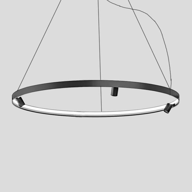 Arena by Panzeri - Suspension ring luminaires with adjustable LED spots