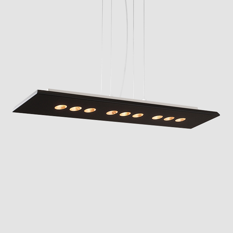 Confort by Icone - Suspended mounted fixture available either in rectangle or square shapes