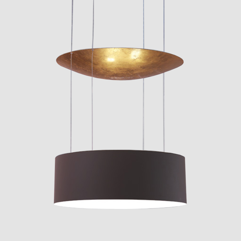 Eclisse by Icone - Ceiling light fixture featuring both direct and indirect lighting