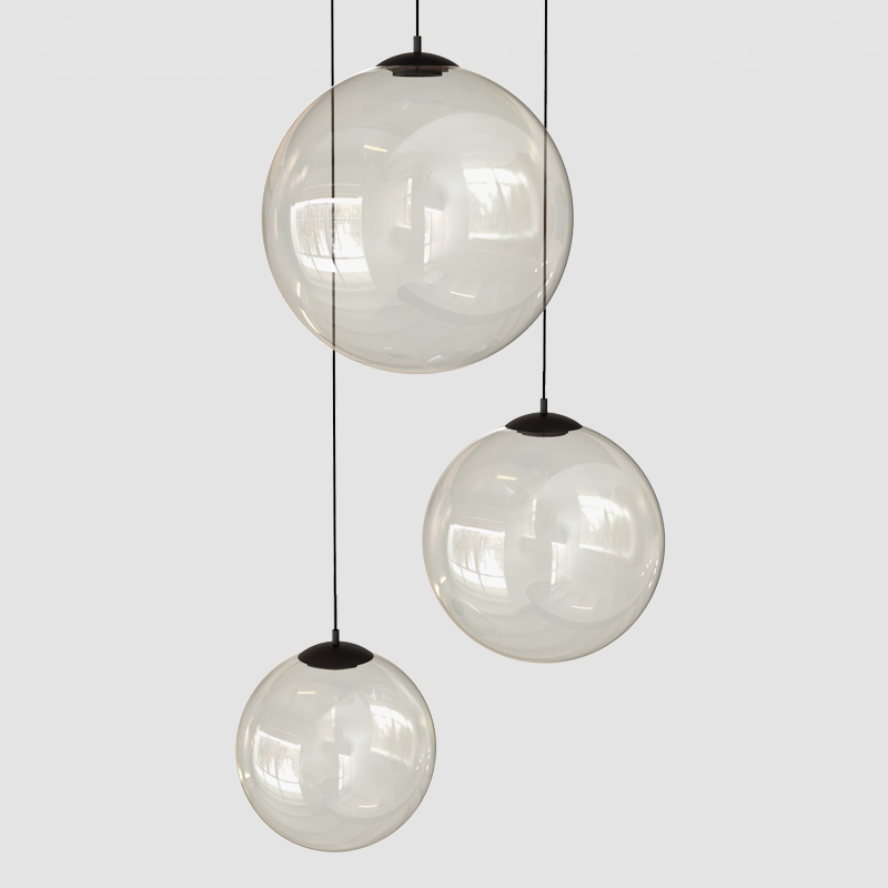Pit by Cangini & Tucci- Circular blown glass luminaire 