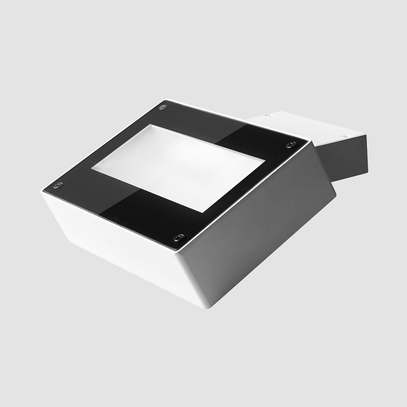 Solaris MCL by Side -Exterior surface wall light, constructed with a die-cast aluminum body