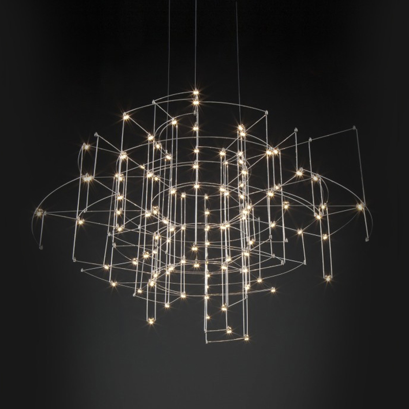 Spectre by Quasar - Hanging chandelier lighting fixture inspired by the James Bond movie