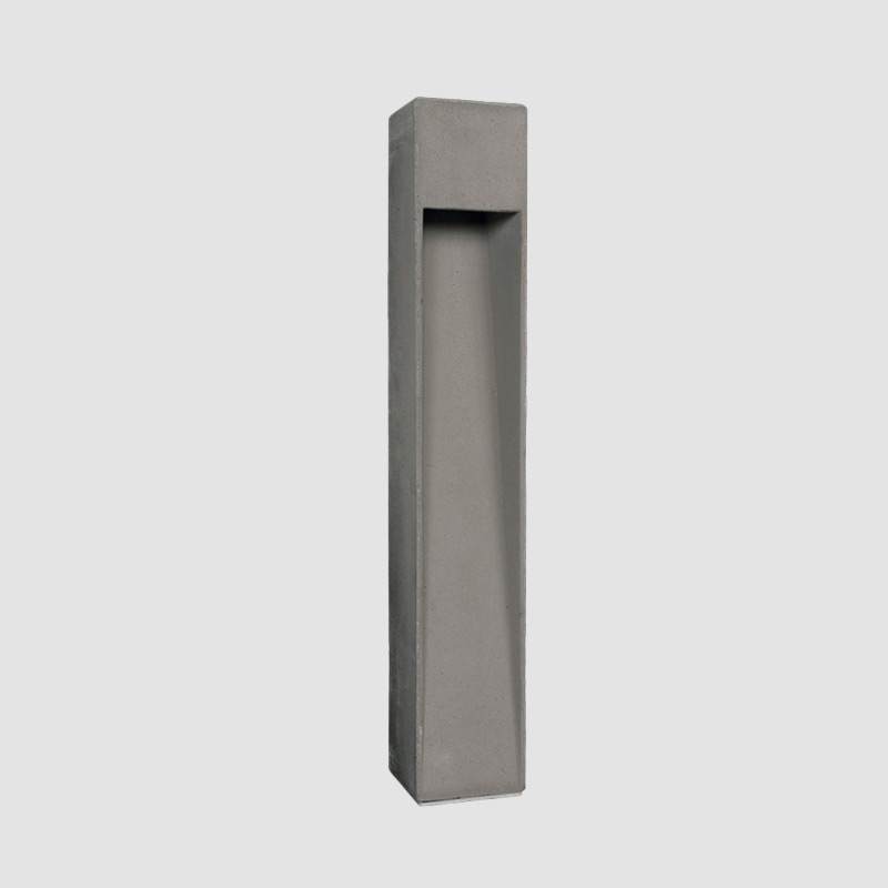 Stick by Platek - Modern Outdoor Post Light in bollard shape with no visible screws